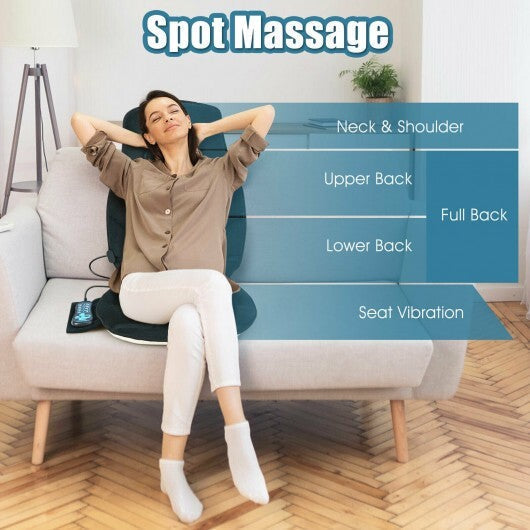 Seat Cushion Massager with Heat and 6 Vibration Motors for Home LuxuryLifeWay Online Store