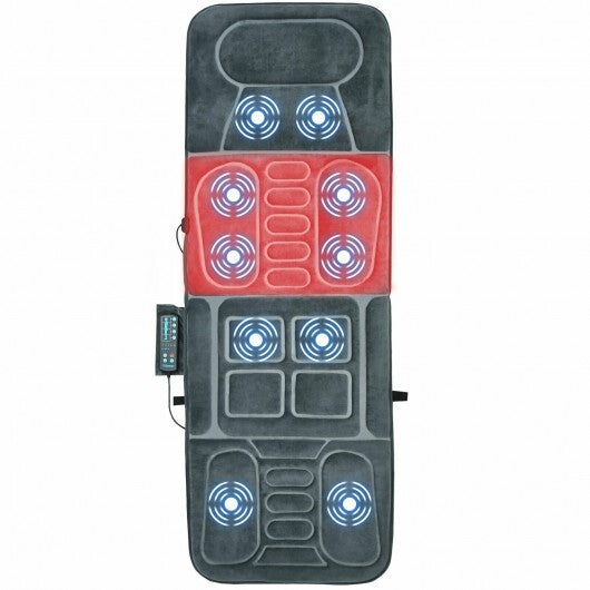 Foldable Massage Mat with Heat and 10 Vibration Motors LuxuryLifeWay Online Store