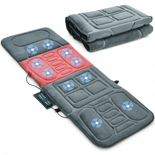Foldable Massage Mat with Heat and 10 Vibration Motors LuxuryLifeWay Online Store