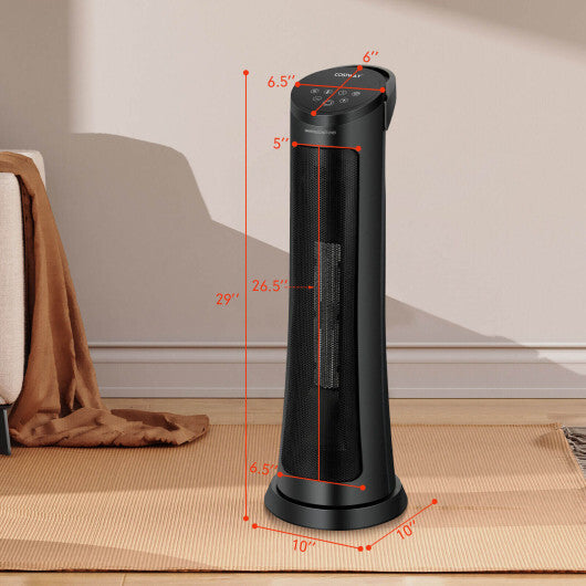 1500W PTC Fast Heating Space Heater with Remote Control LuxuryLifeWay Online Store