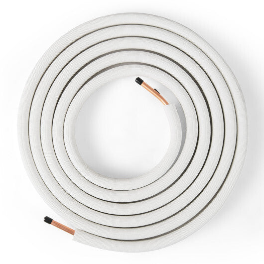 25 Feet Mini Split Line Set with 1/4 Inch and 1/2 Inch O.D. Copper Pipes Tubing LuxuryLifeWay Online Store