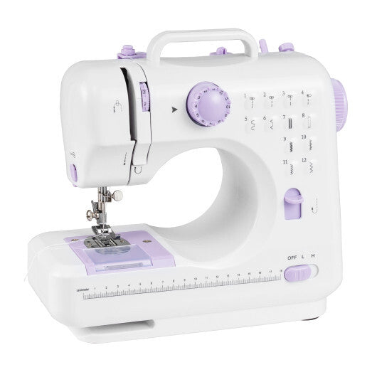 Sewing Machine for Beginners Mini Sewing Machine with 12 Built-in Stitches LuxuryLifeWay Online Store