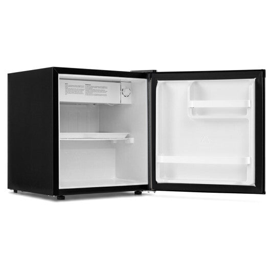 Compact Mini Fridge with 7-Level Adjustable Thermostat-Silver LuxuryLifeWay Online Store