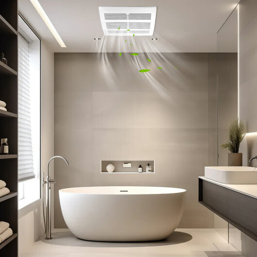 200 CFM Bathroom Exhaust Fan with Metal Housing and 6 Inches Duct for 200 Sq.Ft LuxuryLifeWay Online Store