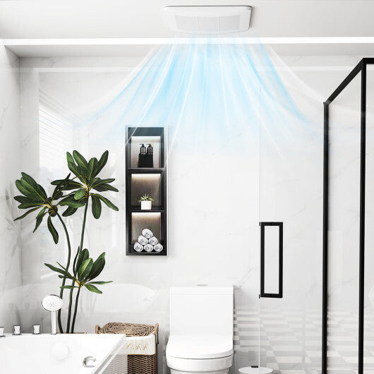50/80/110 CFM Ceiling Mount Bathroom Fan with Pick-A-Flow and 4 Inches Duct LuxuryLifeWay Online Store