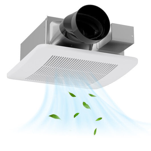 50/80/110 CFM Ceiling Mount Bathroom Fan with Pick-A-Flow and 4 Inches Duct LuxuryLifeWay Online Store