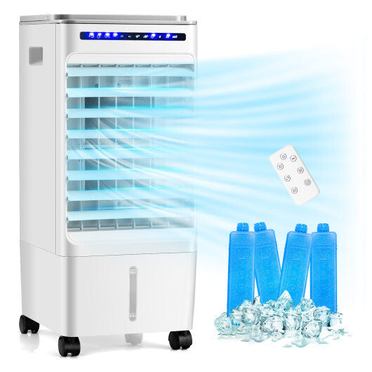 3-in-1 Evaporative Portable Air Cooler with 3 Modes include Remote Control-White LuxuryLifeWay Online Store