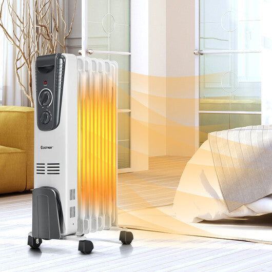 1500W Electric Space Heater with Adjustable Thermostat LuxuryLifeWay Online Store