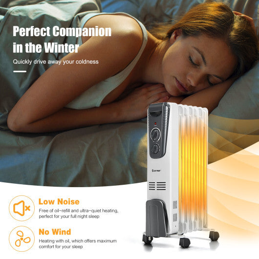 1500W Electric Space Heater with Adjustable Thermostat LuxuryLifeWay Online Store