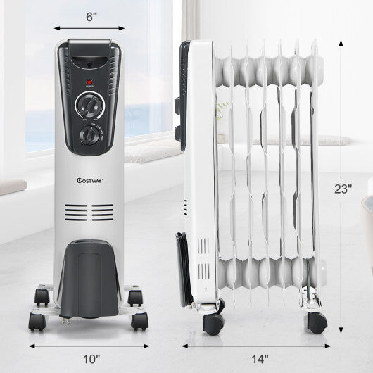 1500W Electric Space Heater with Adjustable Thermostat LuxuryLifeWay Online Store