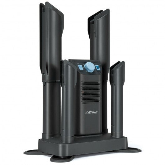 Electric Shoe Boot Dryer 4 Shoes with 180 Mins Timer Ozone Disinfection-Gray - Color: Gray LuxuryLifeWay Online Store