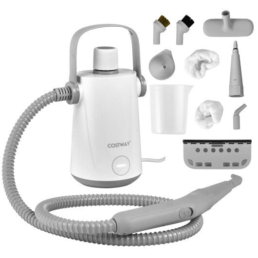 1000W Multifunction Portable Hand-held Steam Cleaner with 10 Accessories-Green LuxuryLifeWay Online Store