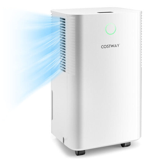 1750 Sq. Ft 32 Pints Dehumidifier with Auto Defrost and 24H Timer Drain Hose-White LuxuryLifeWay Online Store