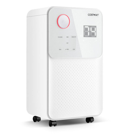 32 Pints 2000 Sq. Ft Dehumidifier for Home and Basements with 3-Color Digital Display-White LuxuryLifeWay Online Store