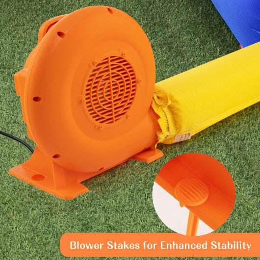 550W Air Blower (0.7HP) for Inflatables with 25 feet Wire and GFCI Plug - Color: Orange LuxuryLifeWay Online Store