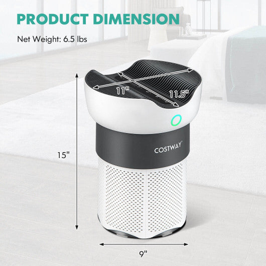 Air Purifier with Sleep Mode for Home Office up to 1300 Sq Ft - Color: White LuxuryLifeWay Online Store