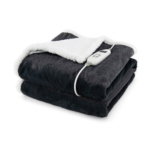 Electric Heated Blanket Throw with 10 Heat Settings-Pink LuxuryLifeWay Online Store