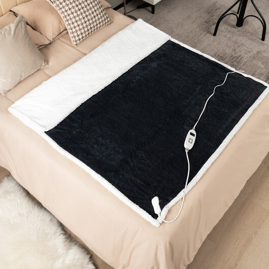 Electric Heated Blanket Throw with 10 Heat Settings-Pink LuxuryLifeWay Online Store
