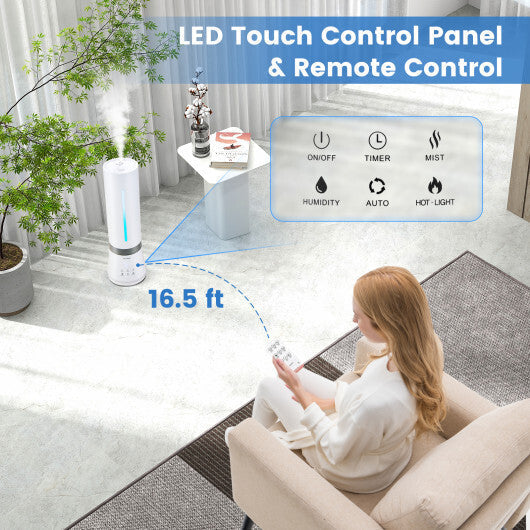5.5L Cool Mist Humidifiers with Remote Control and 12 Hours Timer LuxuryLifeWay Online Store