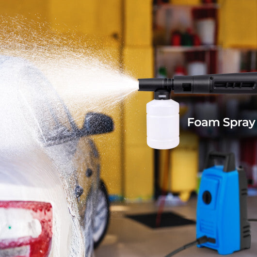 1900 PSI 1.8 GPM Electric Pressure Washer with 4 Quick Connect Nozzles-Blue LuxuryLifeWay Online Store
