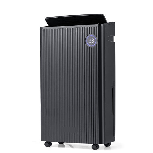 4500 Sq. Ft 57 Pint Quiet Dehumidifier for Basement with 4 Modes-Black LuxuryLifeWay Online Store