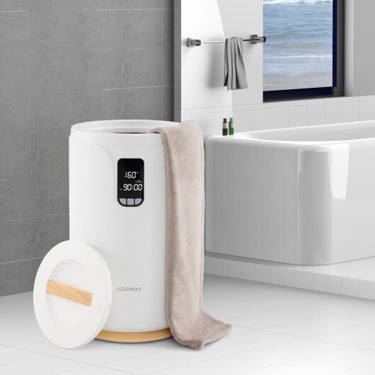 20L Hot Towel Warmer Bucket with 30/60/90 Min Heating Time-White LuxuryLifeWay Online Store