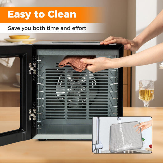 10 Stainless Steel Trays Dryer with 10 Presets-Black LuxuryLifeWay Online Store