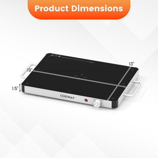 Electric Warming Tray Food Warmer with Adjustable Temperature Control LuxuryLifeWay Online Store