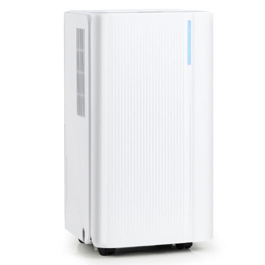 32 Pints 2000 Sq.ft Portable Dehumidifier for Home and Basement-White LuxuryLifeWay Online Store