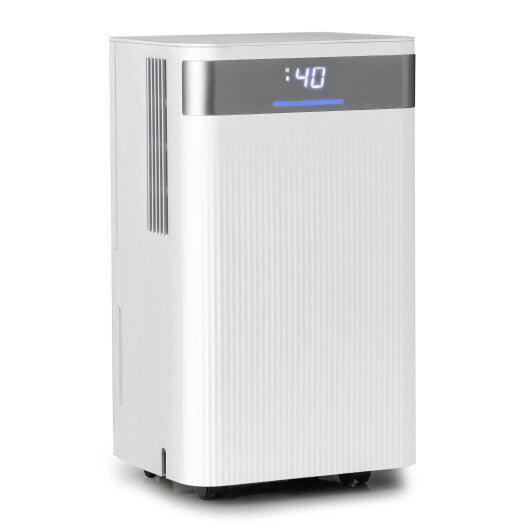 32 Pints 2000 Sq.ft Quiet Dehumidifier for Home with 3 Modes-White LuxuryLifeWay Online Store