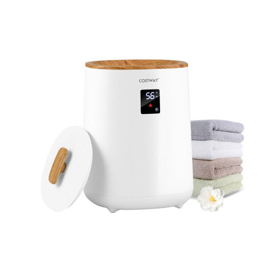 18 L Large Blanket Towel Warmer with LED Display for Bathroom-White LuxuryLifeWay Online Store