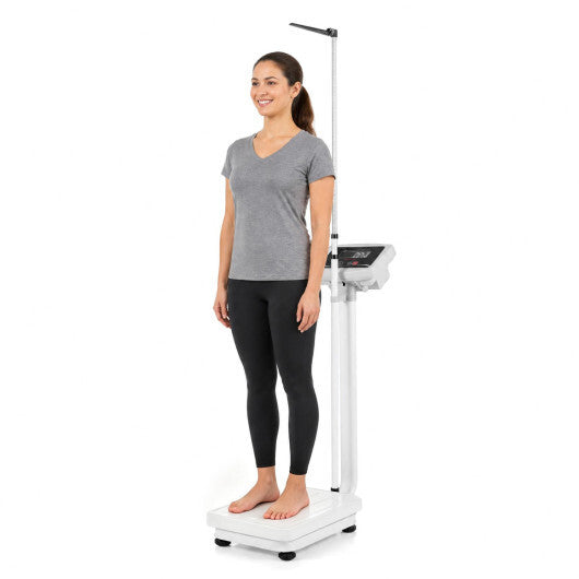 Digital Height and Weight Scale with Height Rod 400 lbs & LED Display LuxuryLifeWay Online Store
