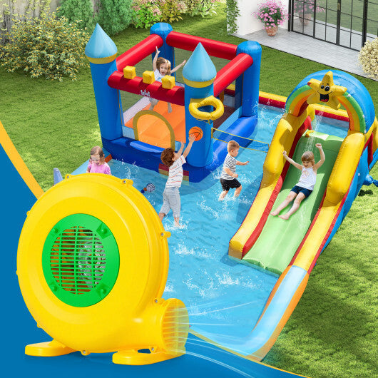480W Bounce House Blower with Handle and Ground Stakes LuxuryLifeWay Online Store