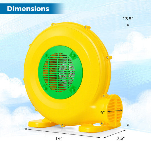 480W Bounce House Blower with Handle and Ground Stakes LuxuryLifeWay Online Store