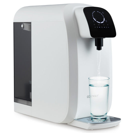 Countertop Reverse Osmosis Water Filter  5-Stage RO + PPC Water Filtration System with UV Light-White LuxuryLifeWay Online Store