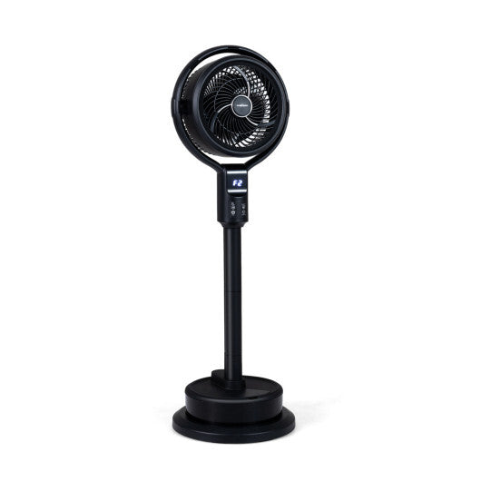 Misting Pedestal Fan Air Circulator with 90? Auto Oscillation Floor Standing Fan with 8 Speeds-White LuxuryLifeWay Online Store