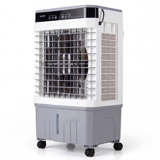 1800 CFM Evaporative Air Cooler with 4 Gal Water Tank-White LuxuryLifeWay Online Store