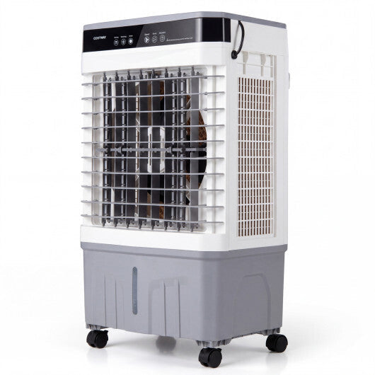 1800 CFM Evaporative Air Cooler with 4 Gal Water Tank-White LuxuryLifeWay Online Store