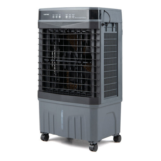 1800 CFM Evaporative Air Cooler with 4 Gal Water Tank-White LuxuryLifeWay Online Store