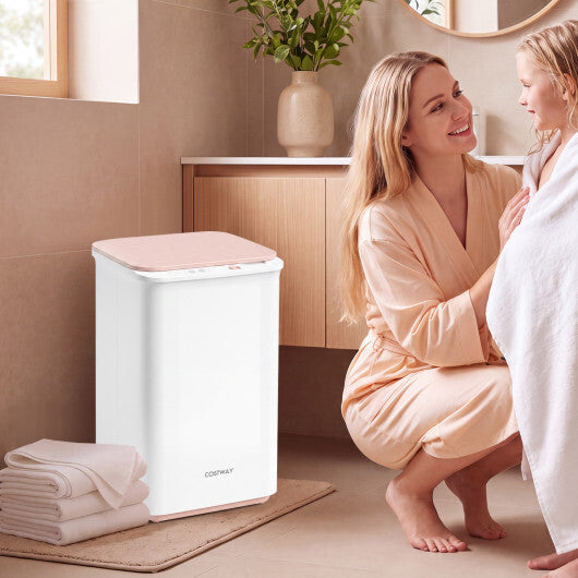 Heated Towel Warmer with 4 Heat Timer and Auto Shut Off for Oversized Towels-White LuxuryLifeWay Online Store