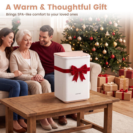 Heated Towel Warmer with 4 Heat Timer and Auto Shut Off for Oversized Towels-White LuxuryLifeWay Online Store