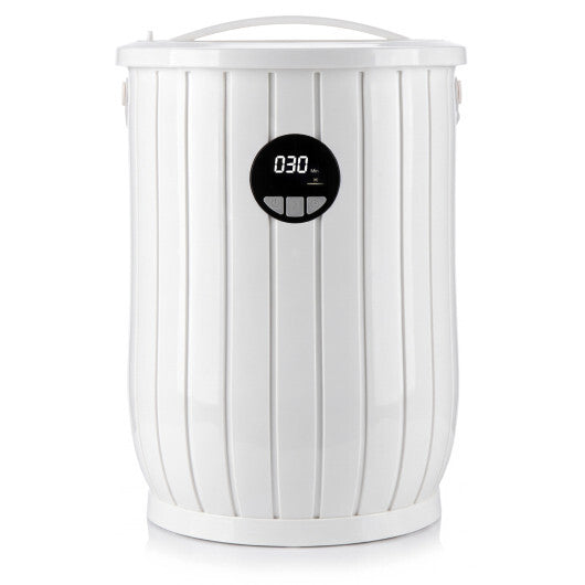 Towel Warmer Heated Bucket with Auto Shut Off and Fragrance Tray for Bathrooms-White LuxuryLifeWay Online Store