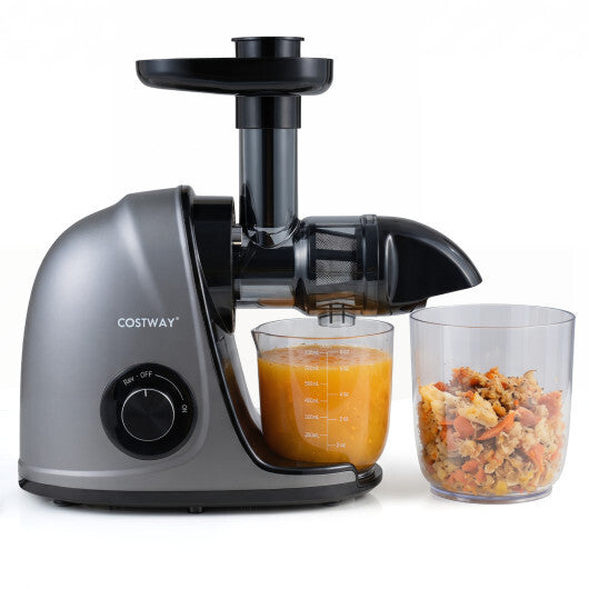Cold Press Juicer Machine with 95% High Yield and 2-Speed Modes-Sliver LuxuryLifeWay Online Store
