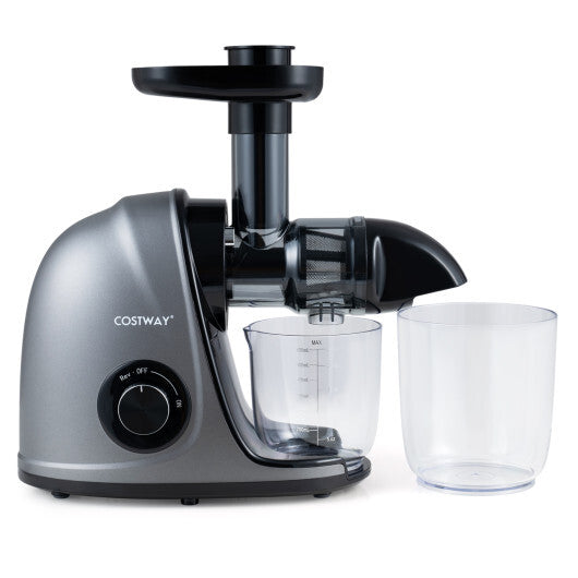 Cold Press Juicer Machine with 95% High Yield and 2-Speed Modes-Sliver LuxuryLifeWay Online Store