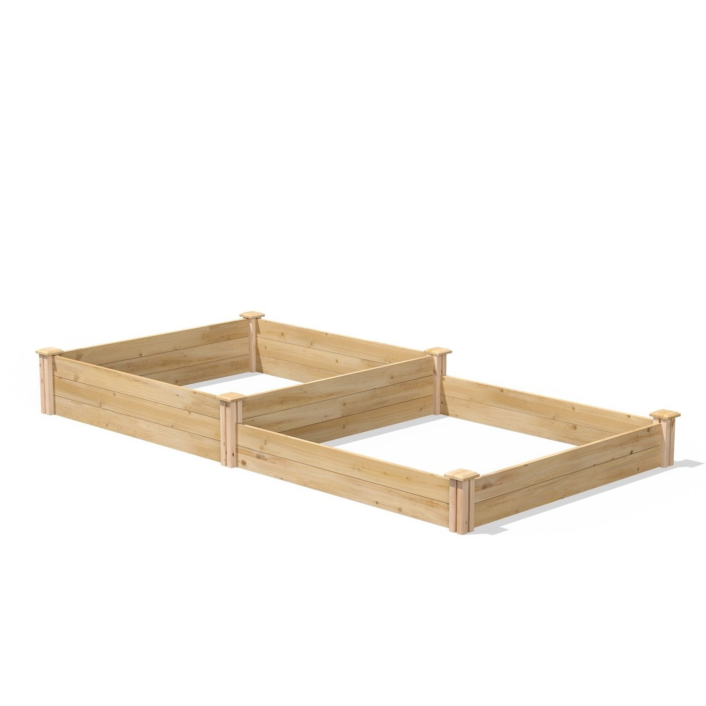 4 ft x 8 ft Cedar Wood 2 Tier Raised Garden Bed - Made in USA LuxuryLifeWay Online Store