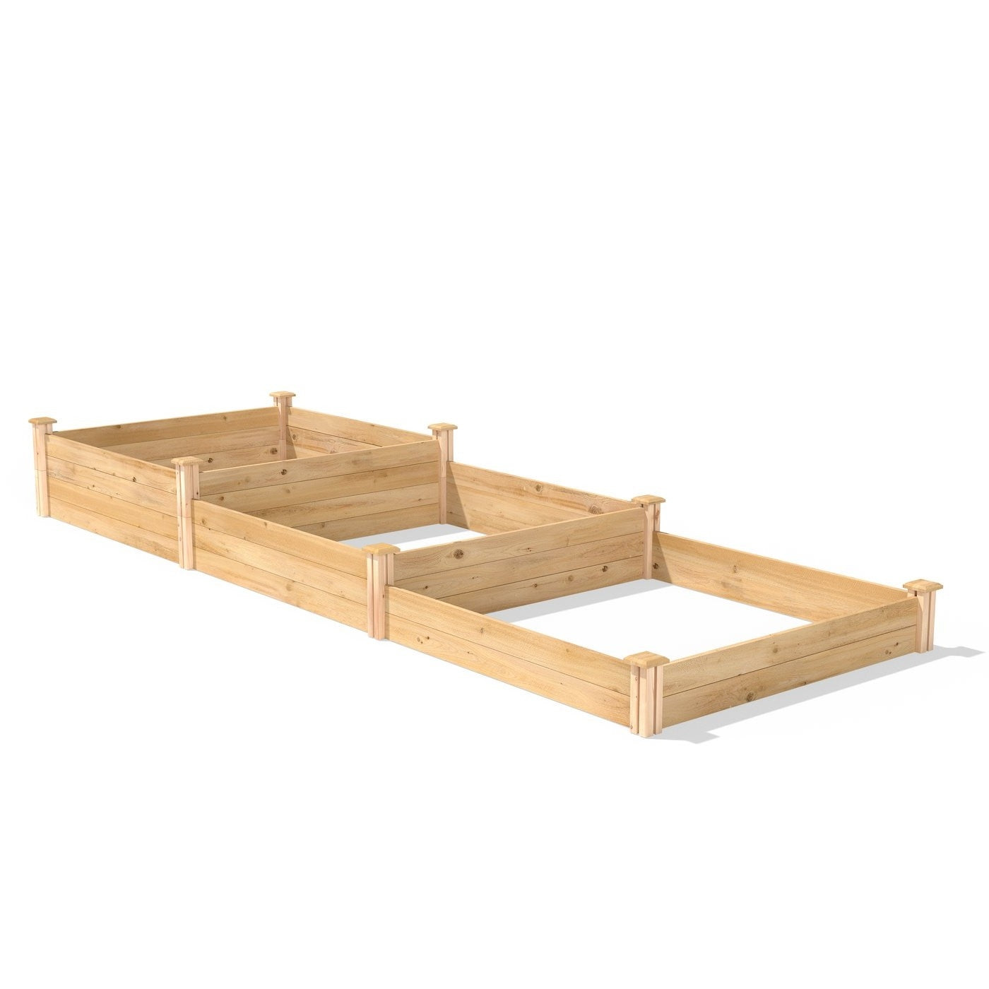 4 ft x 12 ft Cedar Wood 3 Tier Raised Garden Bed - Made in USA LuxuryLifeWay Online Store