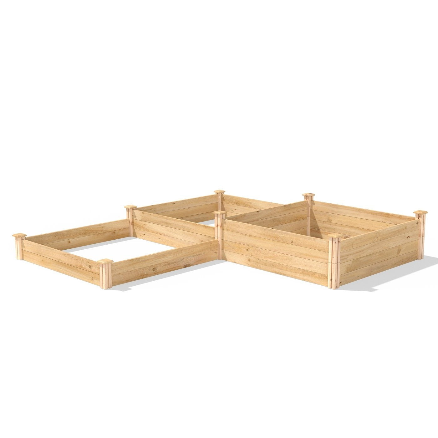 4 ft x 12 ft Cedar Wood 3 Tier Raised Garden Bed - Made in USA LuxuryLifeWay Online Store