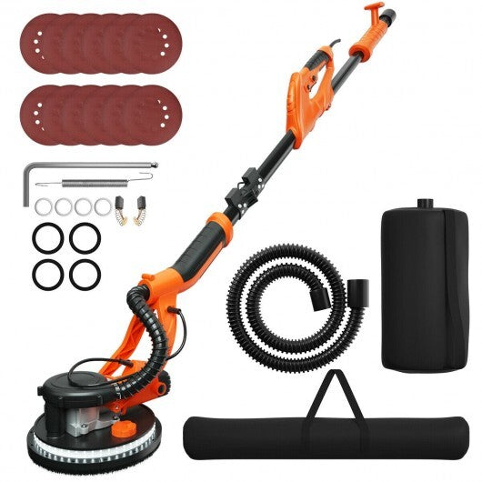Electric Foldable Drywall Sander 750W Variable Speed - Color: Orange LuxuryLifeWay Online Store