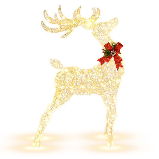 Lighted Standing Reindeer with Stakes for Christmas Decoration LuxuryLifeWay Online Store