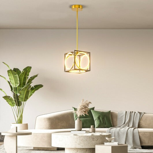 Modern LED Pendant Light with 42 Inches Adjustable Suspender-Golden LuxuryLifeWay Online Store